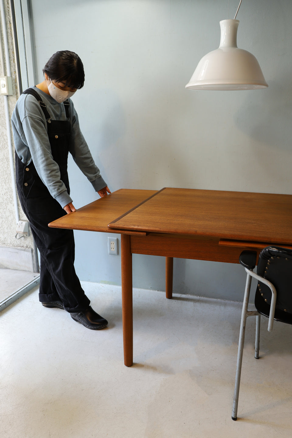 Draw Leaf Extension Dining Table Danish Vintage/デンマークヴィンテージ エクステンション ダイニングテーブル チーク材