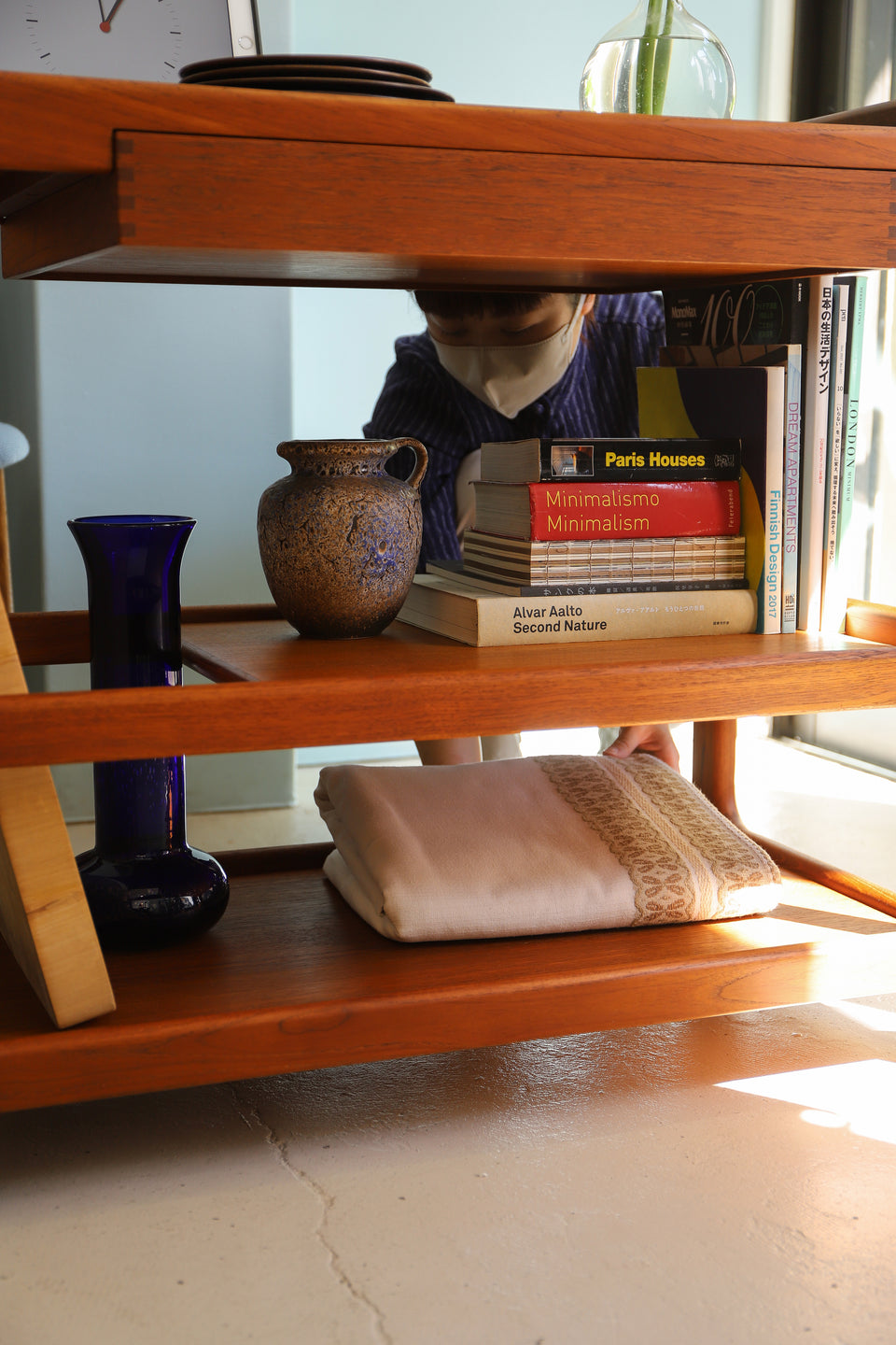 Danish Vintage Kristensen & Thomassen Bar Cart Wagon/デンマークヴィンテージ バーカート ワゴン チーク材 北欧家具