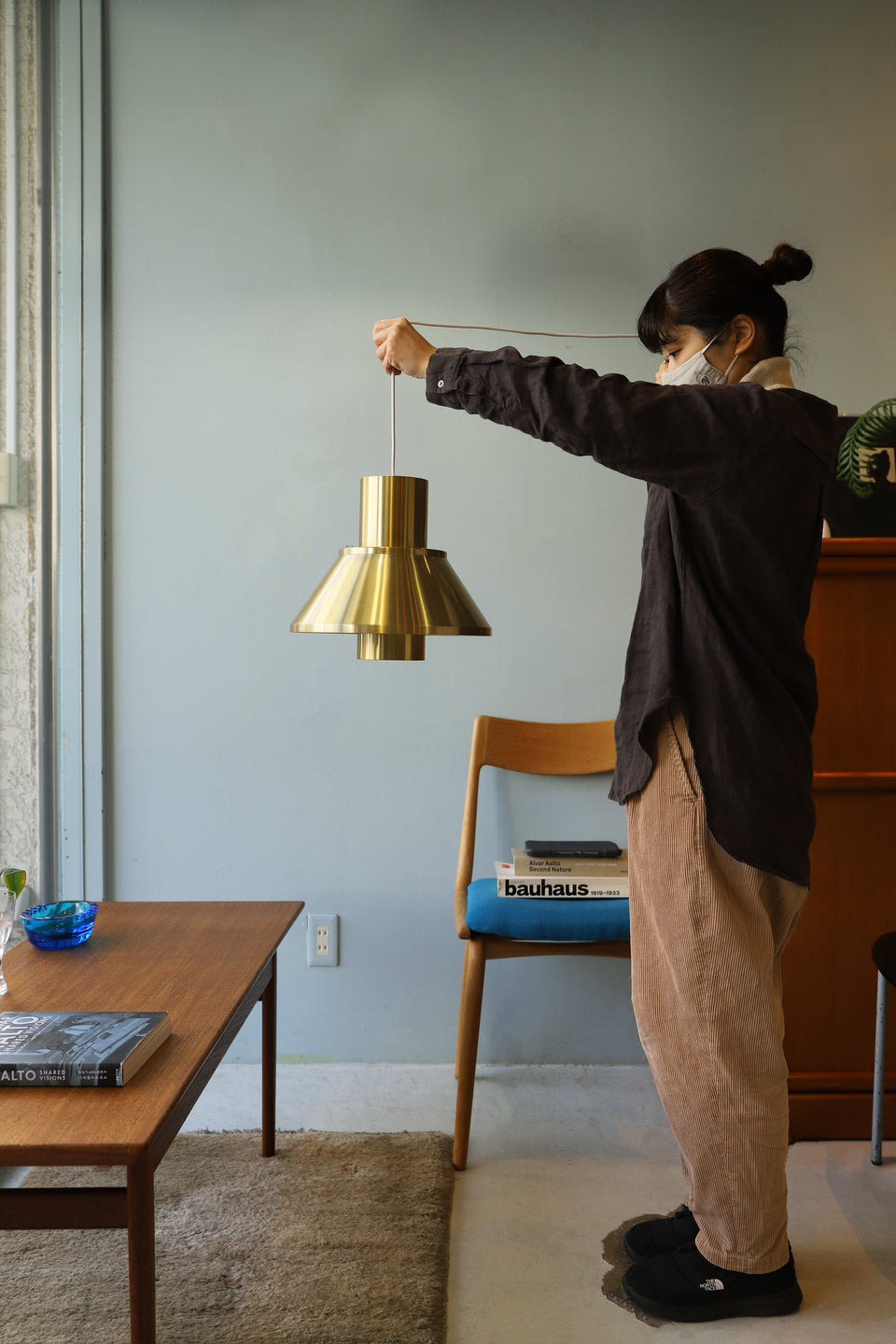 Vintage Fog&Mørup Pendant Light Life Jo Hammerborg/フォグ&モーラップ ペンダントライト ヨー・ハーマボー デンマークヴィンテージ ゴールド