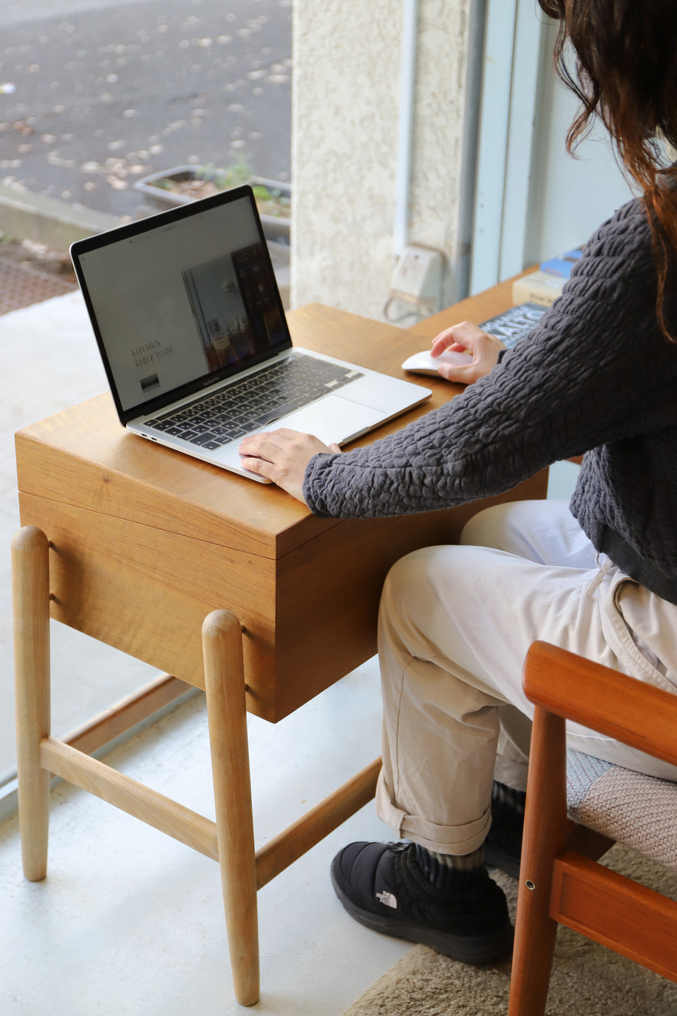 Sewing Box Table Danish Vintage/デンマークヴィンテージ ソーイングボックス テーブル 収納 北欧家具