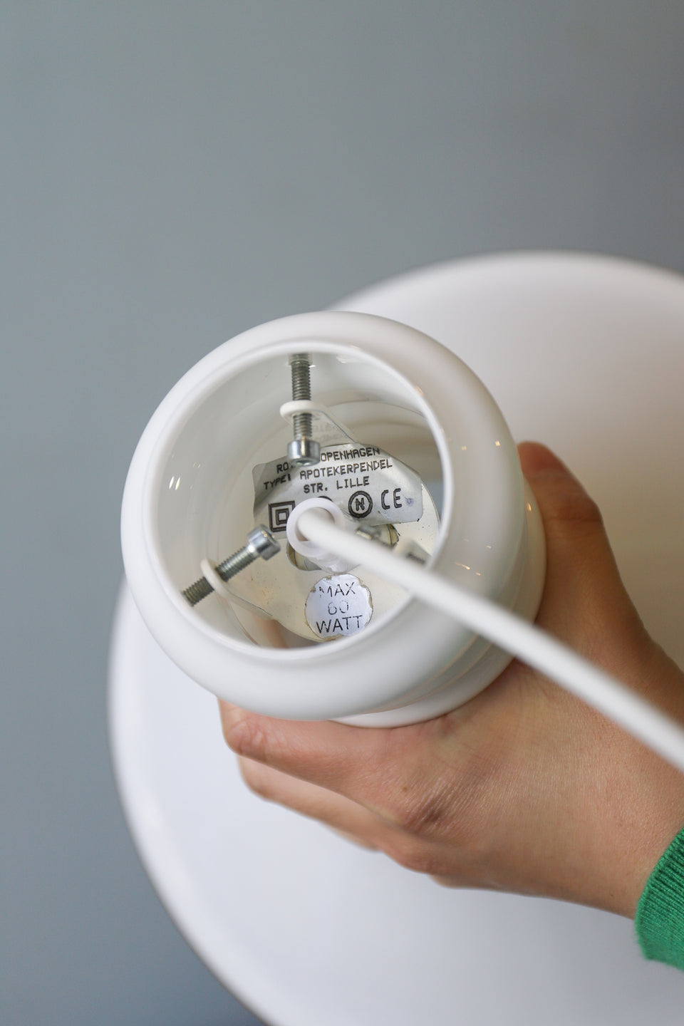 Vintage Holmegaard Pendant Light Apoteker Danish Modern/デンマークヴィンテージ ホルムガード ペンダントライト シセ・ヴェアナー