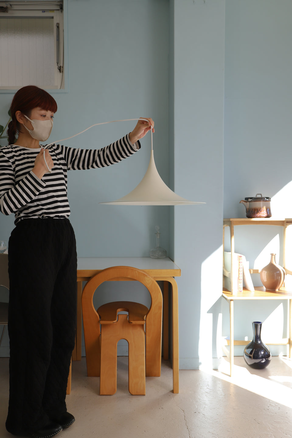 Danish Vintage SEMI Pendant Light/ デンマークヴィンテージ セミ ペンダントライト 照明 北欧インテリア