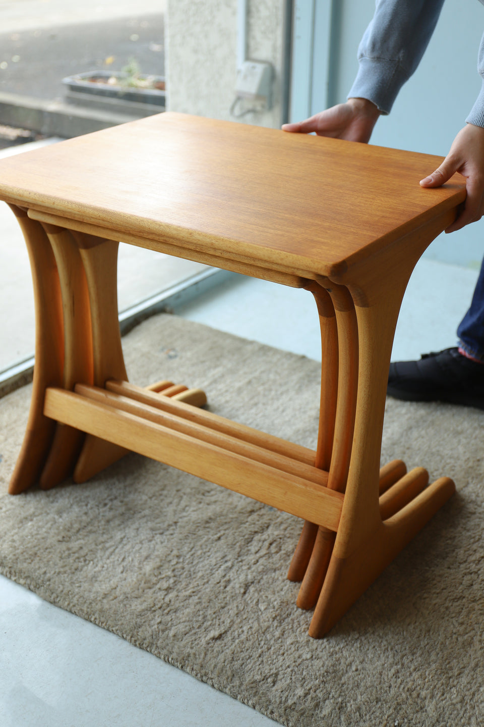 G-PLAN Nesting Table Victor Wilkins UK Vintage/イギリスヴィンテージ ジープラン ネストテーブル サイドテーブル