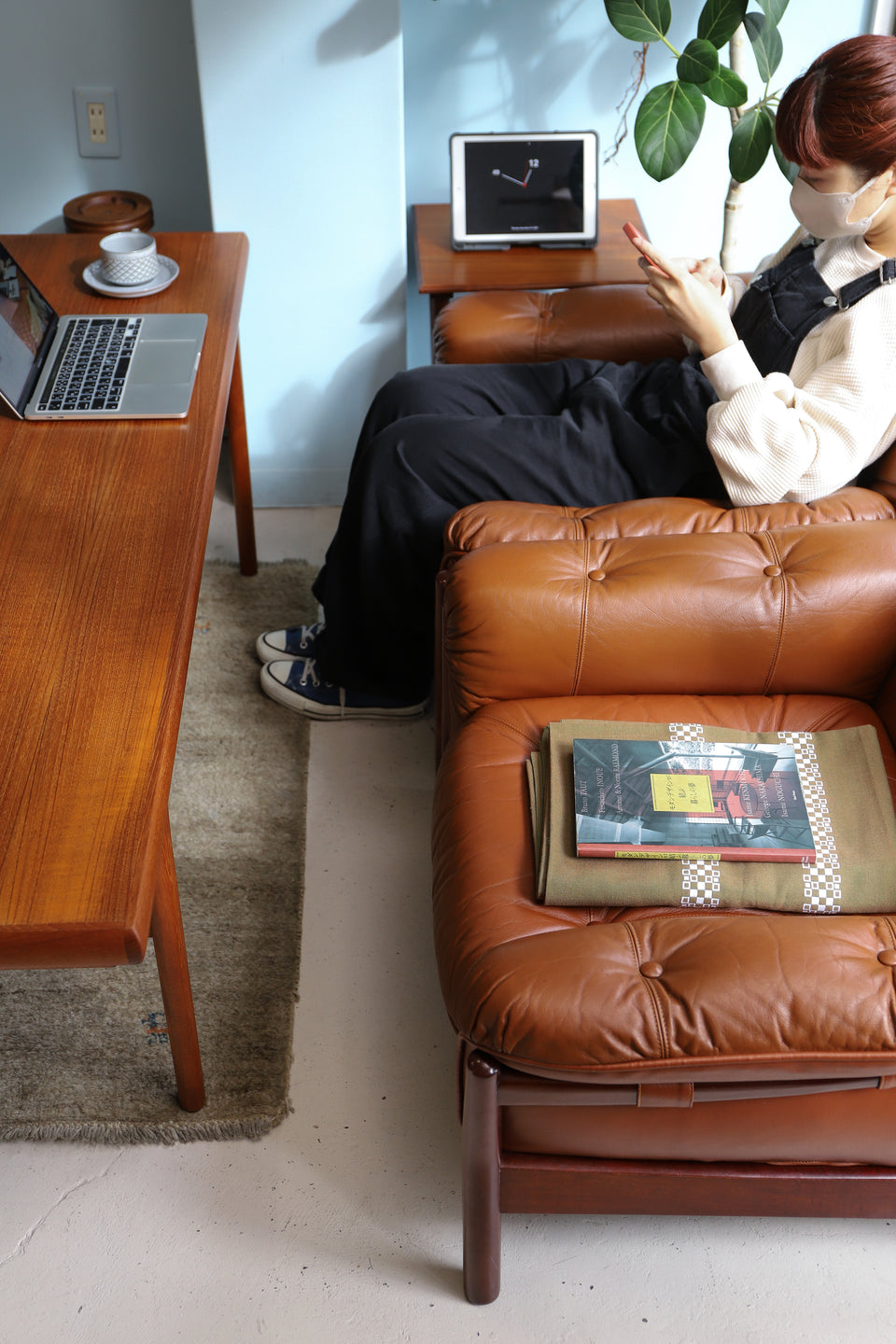 Old Maruni 1P Sofa Madison Japanese Vintage/オールドマルニ ソファ マディソン 本革 レトロモダン