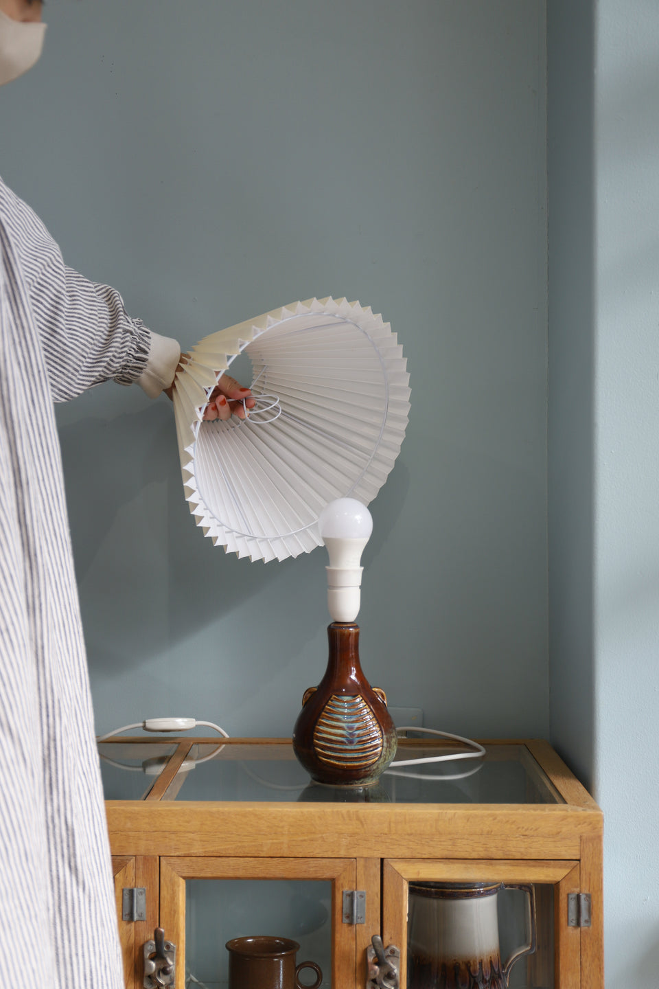 Danish Vintage Søholm Table Lamp Model 1027 Einar Johansen/スーホルム テーブルランプ デンマークヴィンテージ 間接照明 北欧インテリア