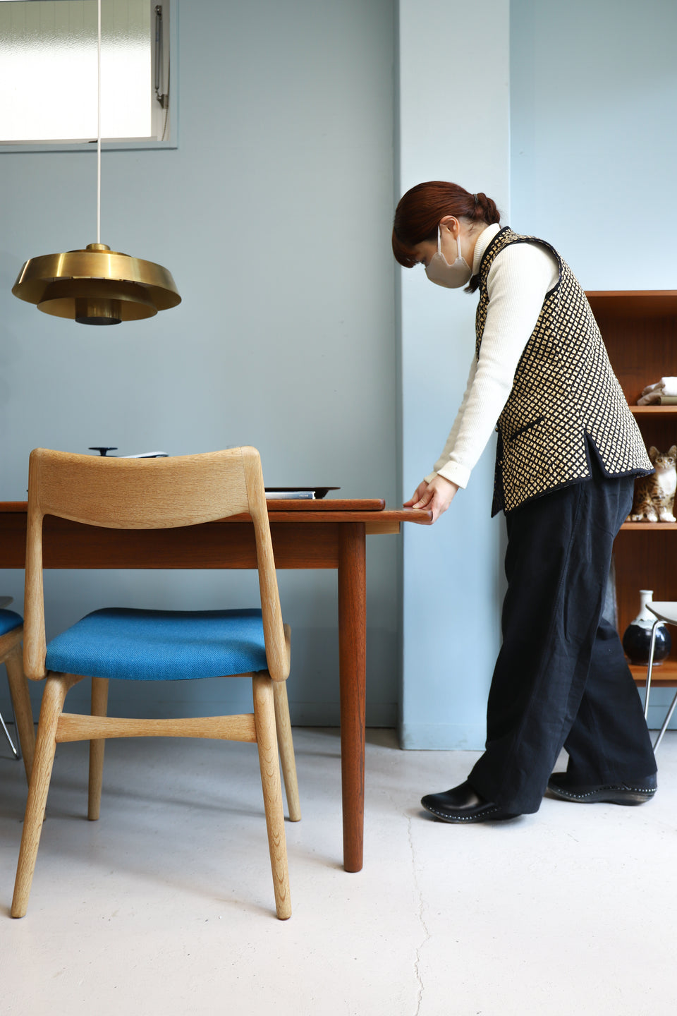 Vintage Andreas Tuck Extension Dining Table AT316 Hans J.Wegner/アンドレス・タック エクステンション ダイニングテーブル ハンス・J・ウェグナー 北欧家具