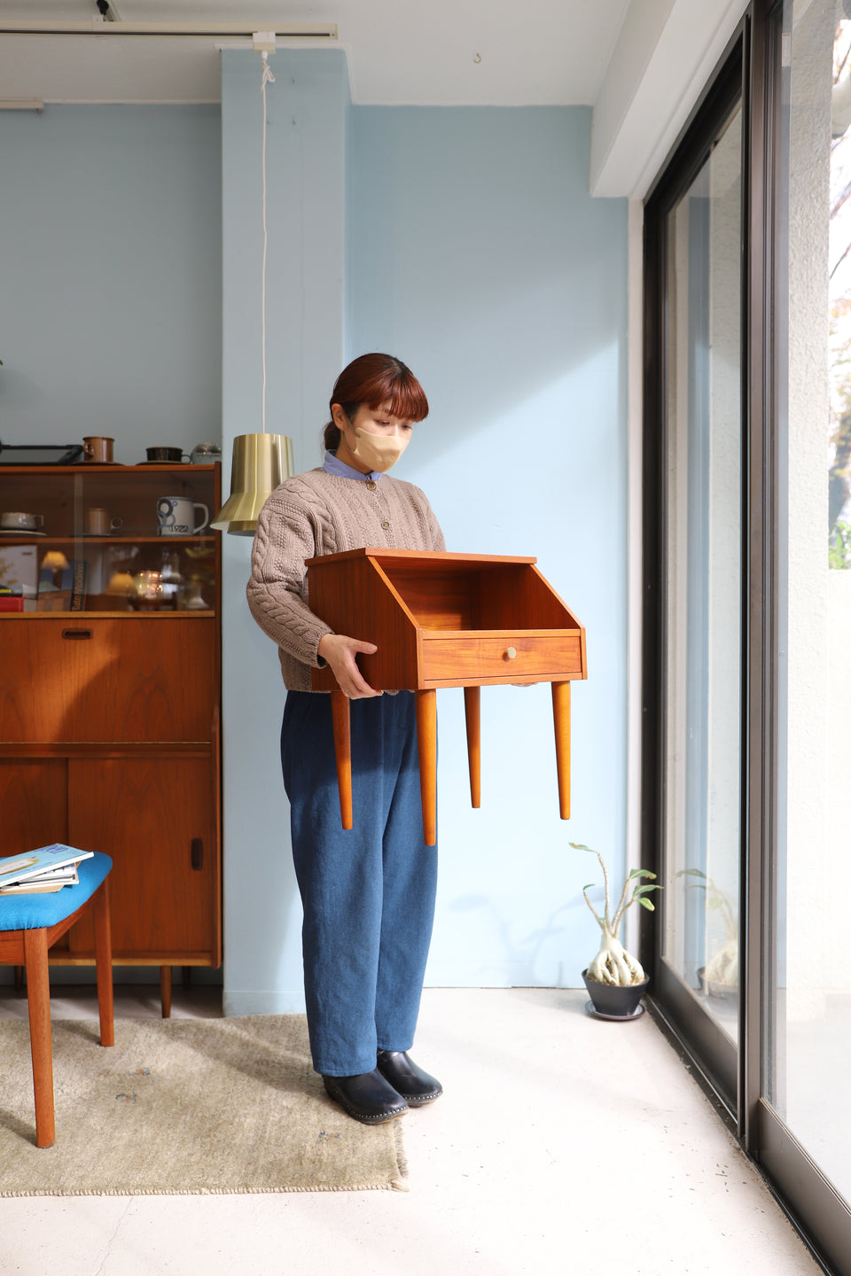 Swedish Vintage Bedside Table Chest/スウェーデンヴィンテージ ベッドサイド テーブル チェスト 北欧家具