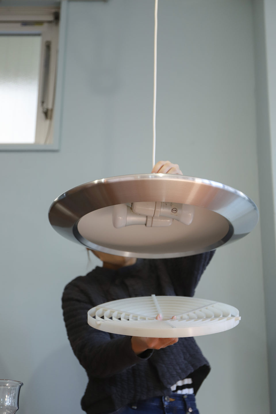 Fog&Mørup Silver Diskos Pendant Light Jo Hammerborg/フォグ&モーラップ ペンダントライト ヨー・ハーマボー シルバー 照明 北欧インテリア