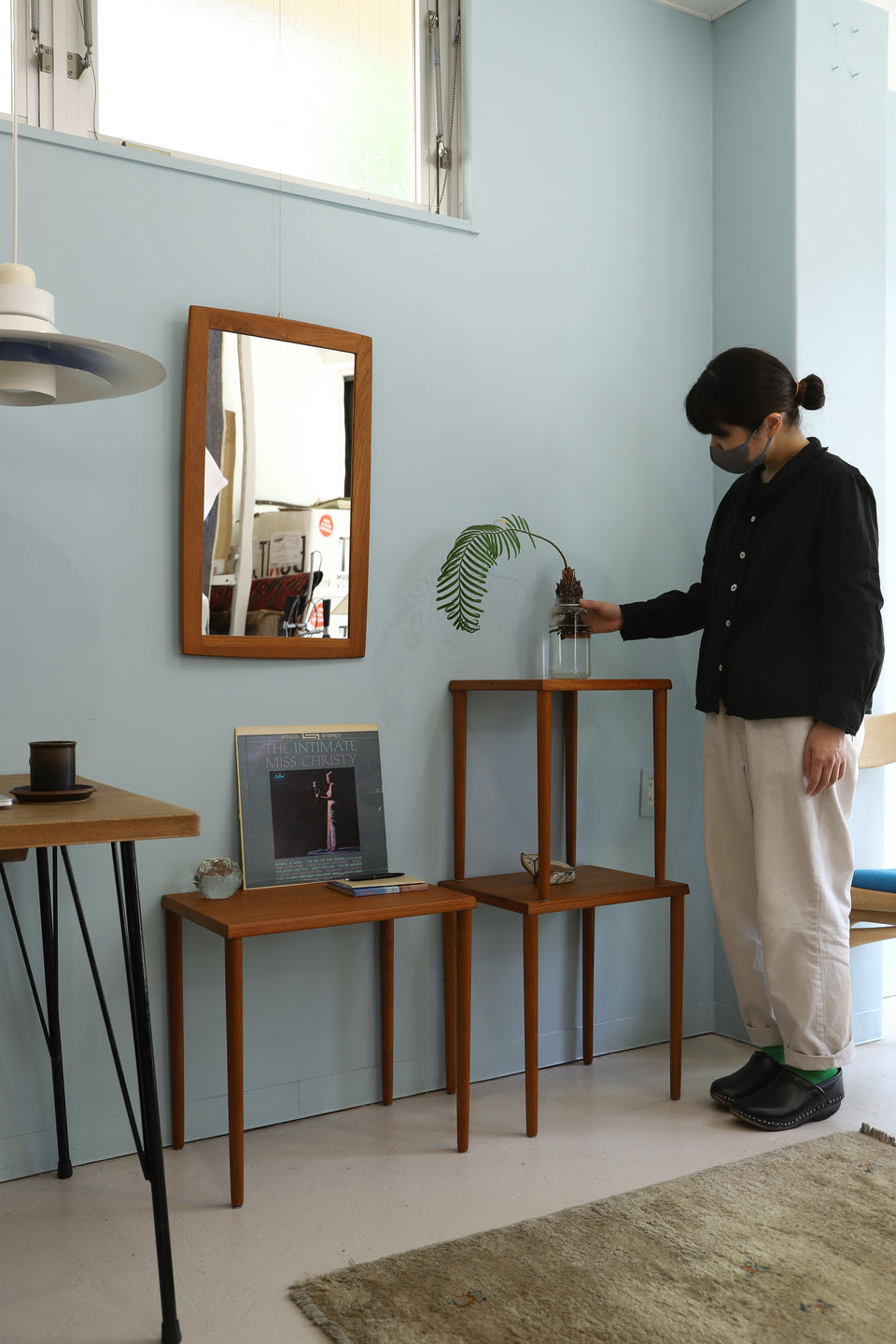 Danish Vintage Nesting Table Side Table/デンマークヴィンテージ ネストテーブル チーク材 サイドテーブル 北欧家具