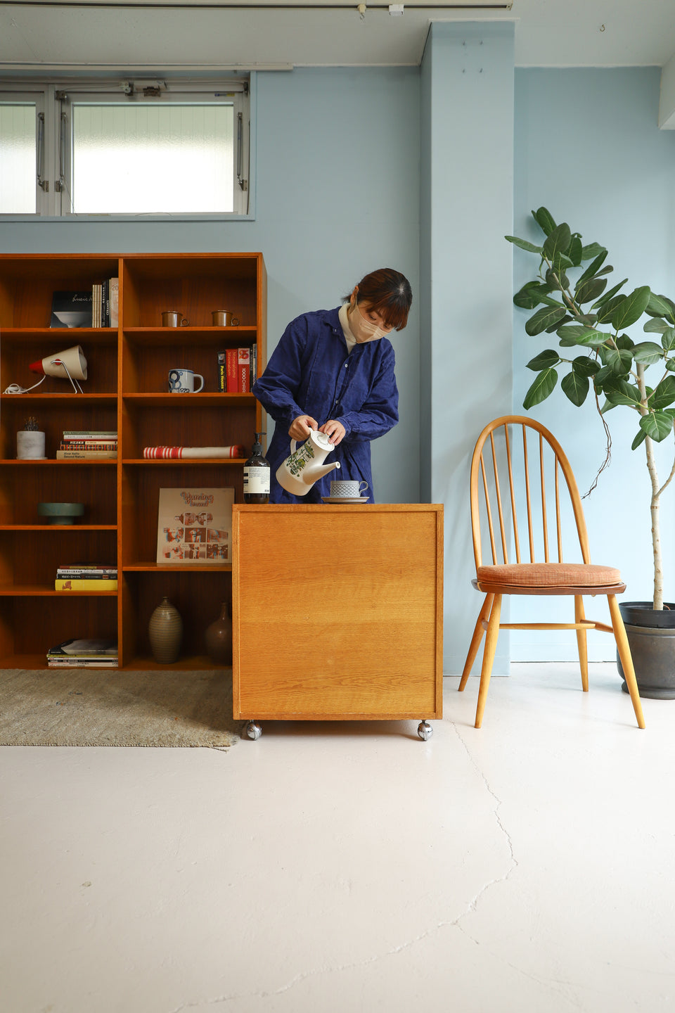 Japanese Vintage Oakwood Drawer Cabinet/ジャパンヴィンテージ キャビネット 引き出し オーク材 収納