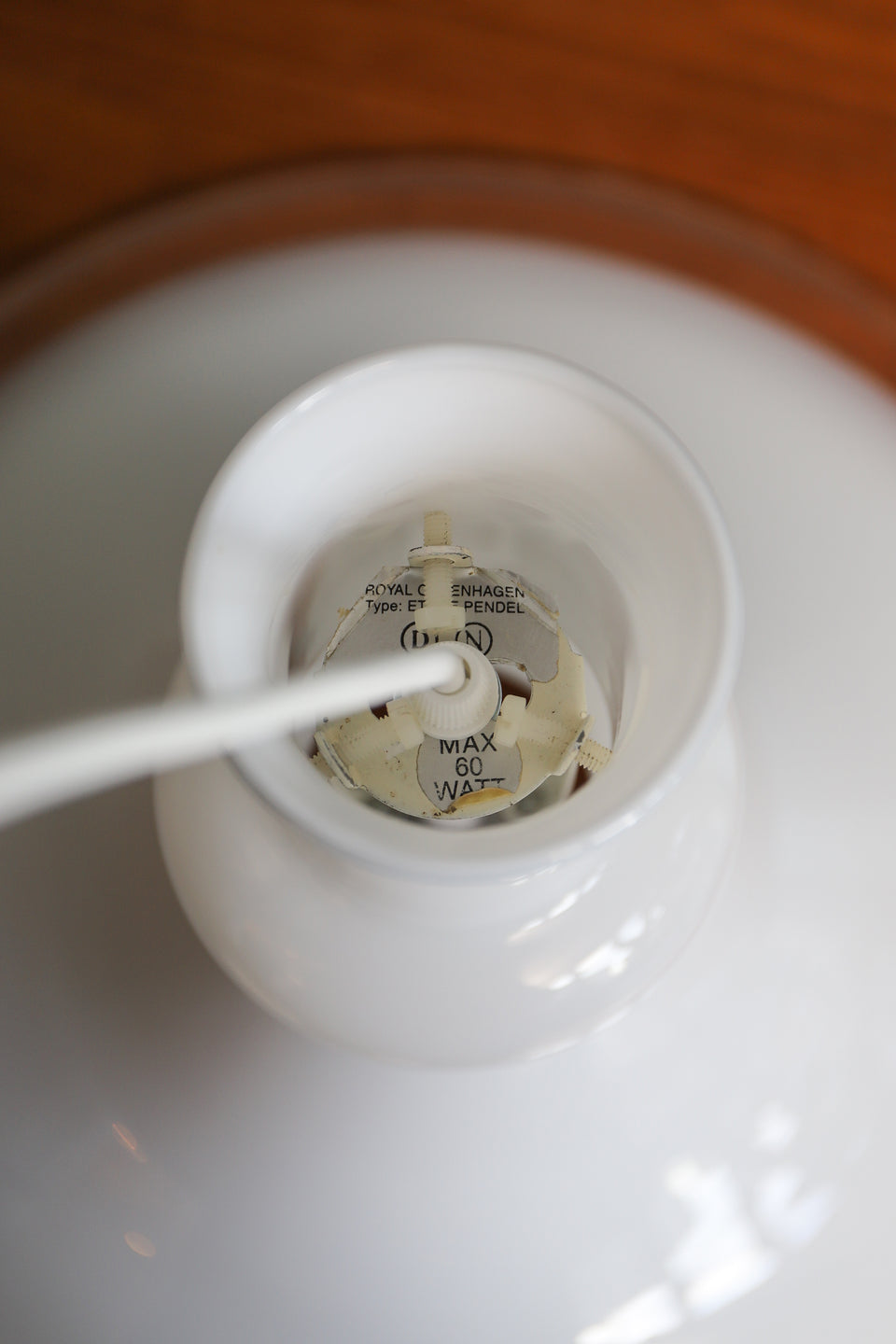 Holmegaard Pendant Light “Etude1” White Large/ホルムガード ペンダントライト エチュード 照明 ホワイト ラージ デンマークヴィンテージ