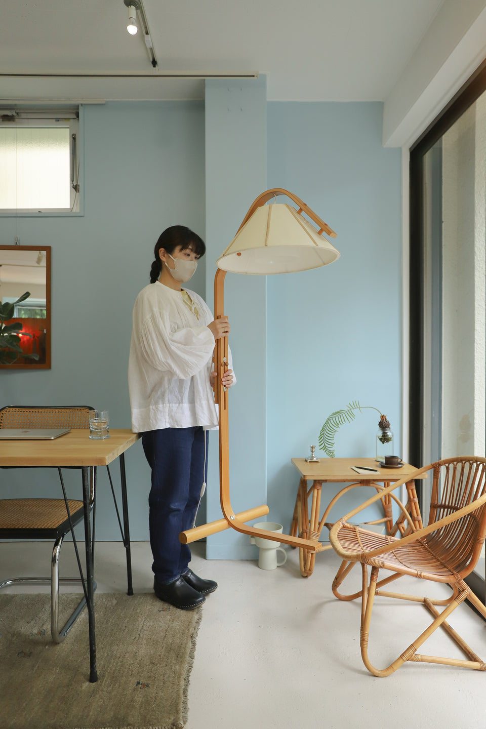 Aneta Floor Lamp Swedish Vintage/スウェーデンヴィンテージ アネタ フロアランプ 間接照明 北欧インテリア