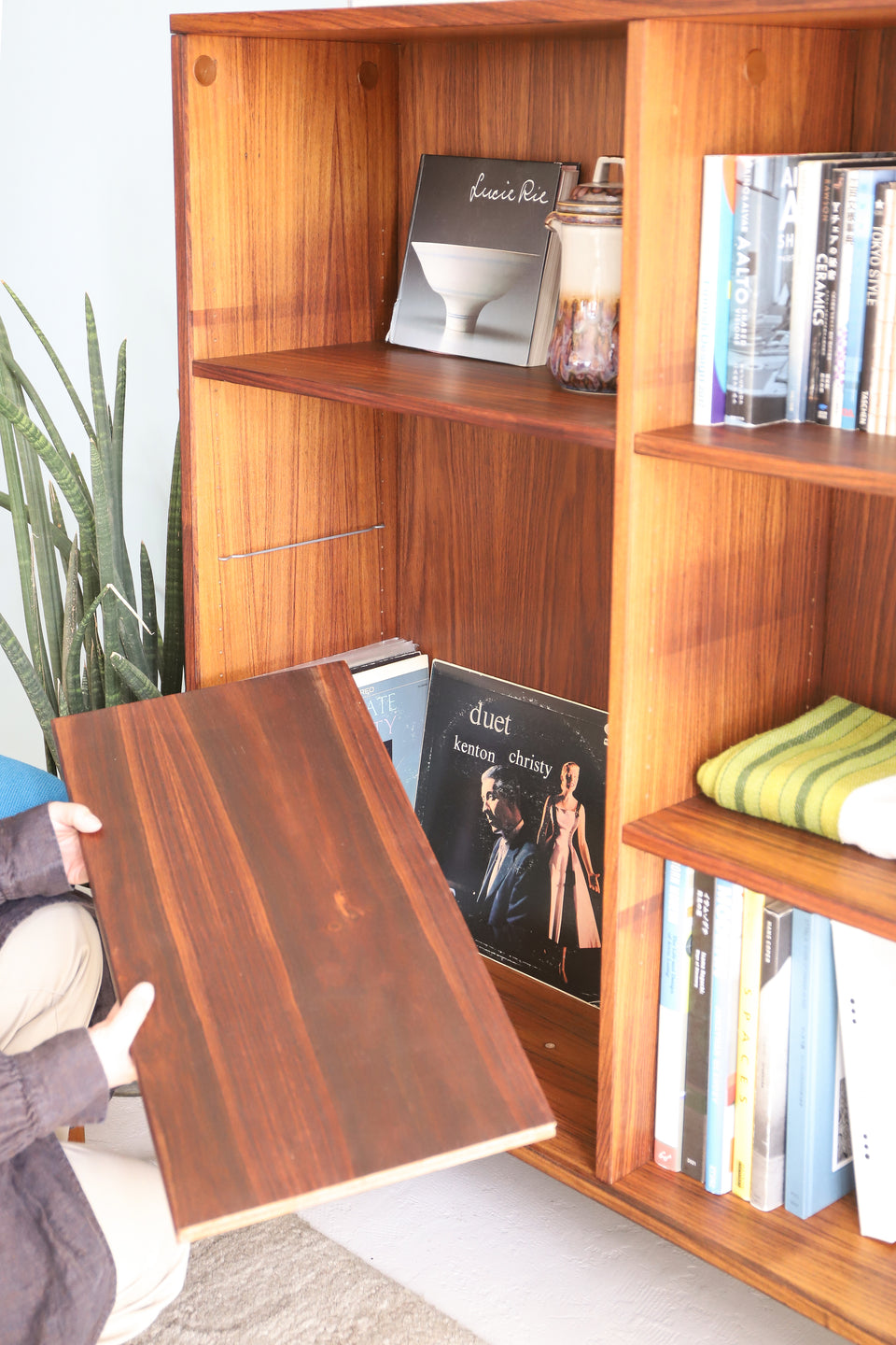 Danish Vintage Nipu Rosewood Bookcase/デンマークヴィンテージ ブックケース シェルフ 本棚 ローズウッド 北欧インテリア