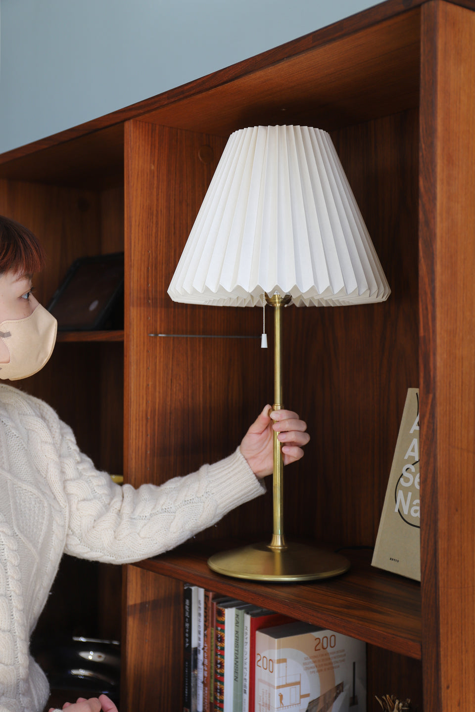 flame Blass Stand Table Lamp/フレイム テーブルランプ 真鍮 スタンドライト 間接照明