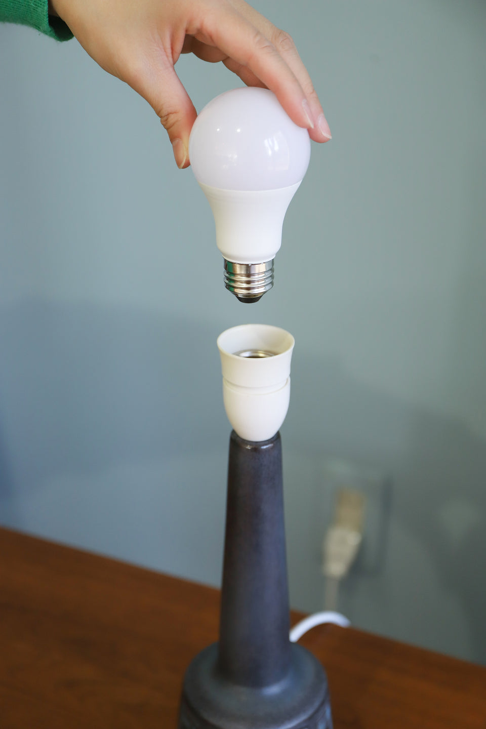 Helge Østerberg Table Lamp Danish Vintage/デンマークヴィンテージ ヘルゲ・オスターバーグ テーブルランプ 間接照明 北欧インテリア