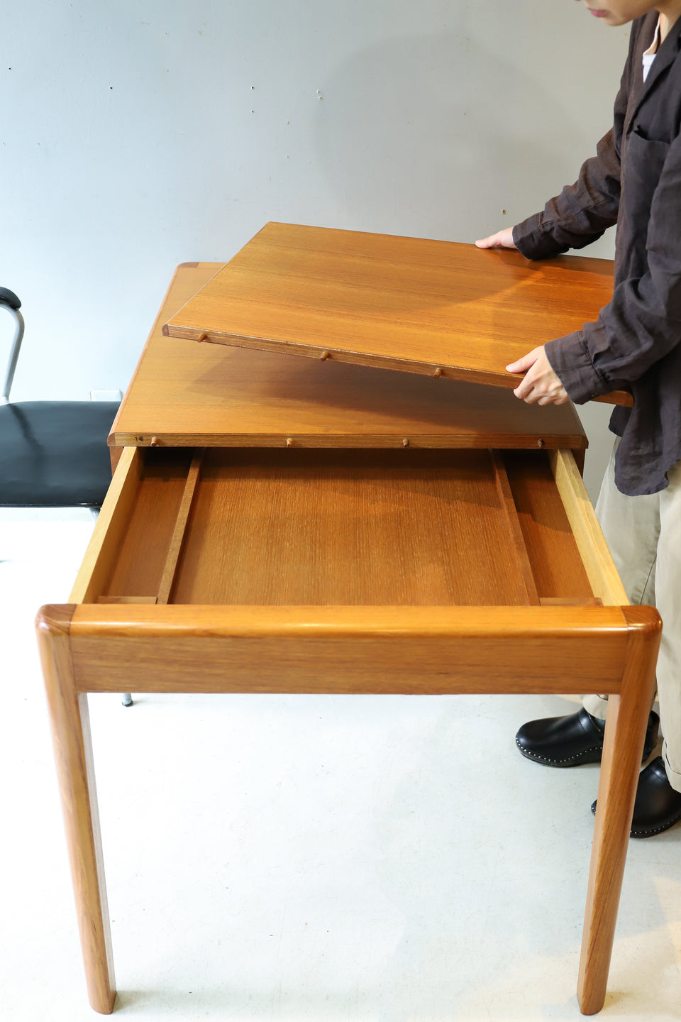 Japanese Vintage Aobayashi Seisakujo Extension Dining Table/ジャパンヴィンテージ 青林製作所 エクステンションダイニングテーブル