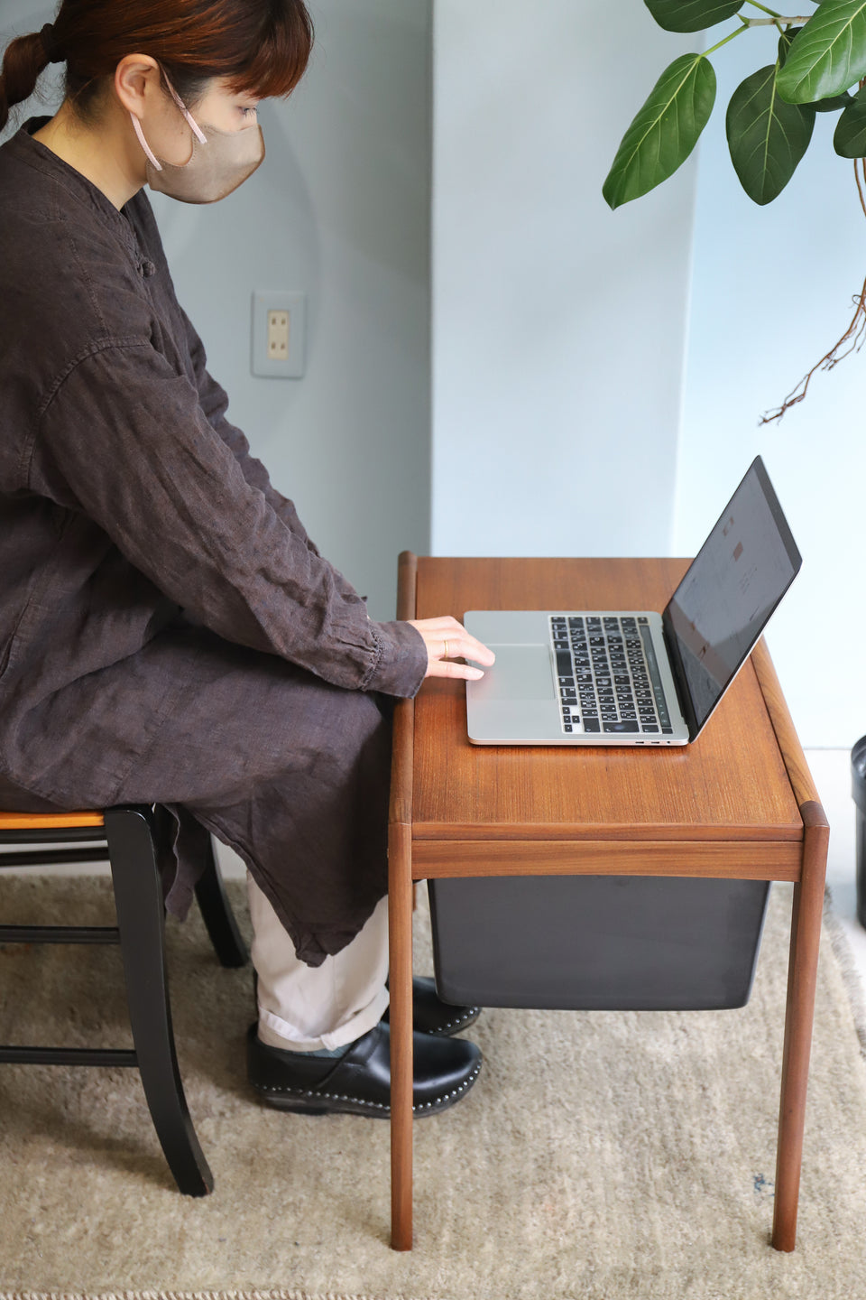 Danish Vintage Sewing Side Table/デンマークヴィンテージ ソーイング サイドテーブル 北欧家具