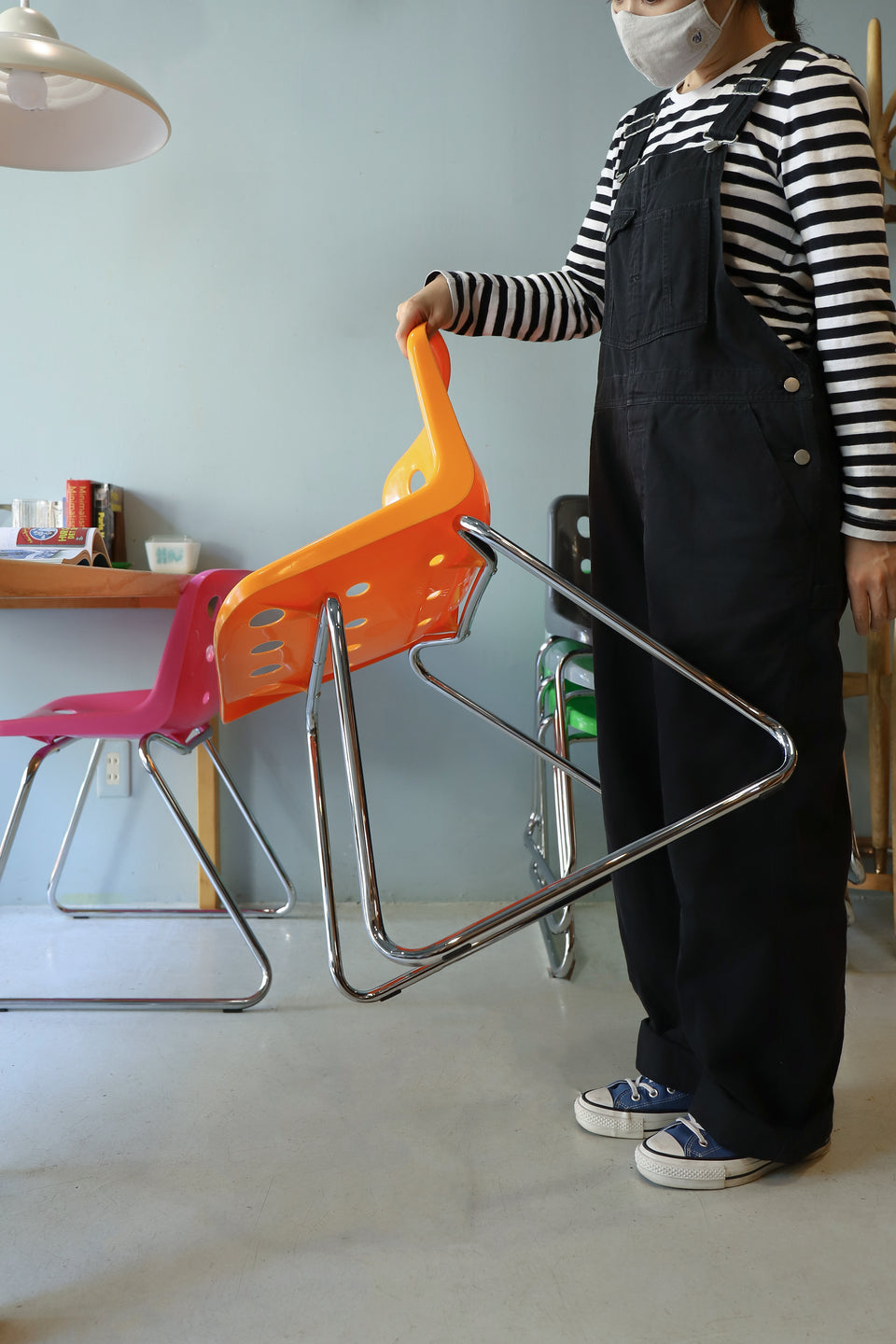 Robin Day Polo Chair Sled Base/ロビン・デイ ポロチェア スタッキング イギリス製