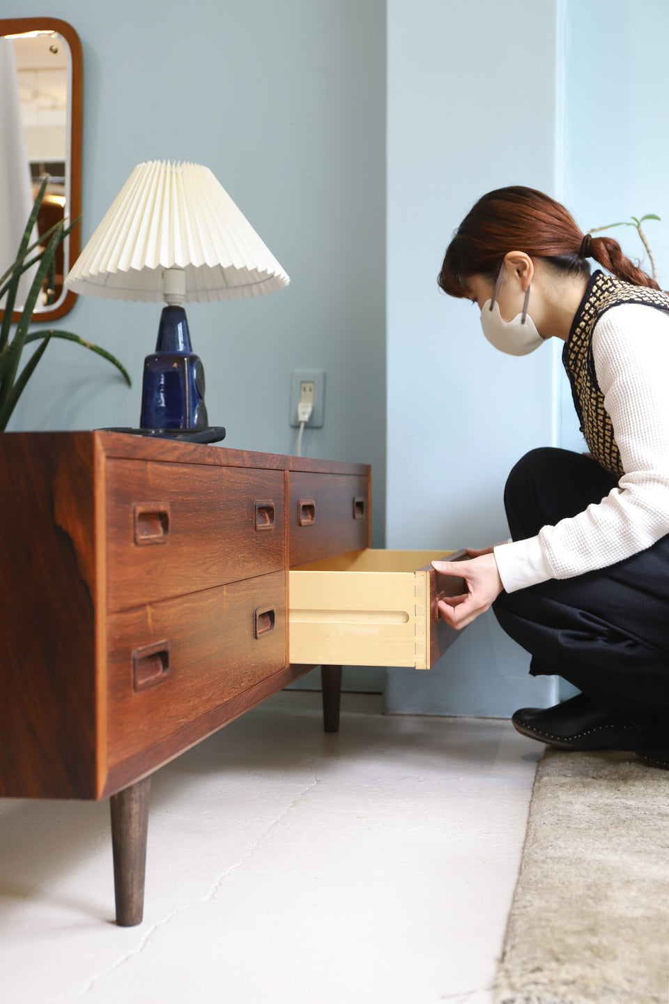 Danish Vintage Hundevad&Co. Rosewood Side Board/デンマークヴィンテージサイドボード ローボード ローズウッド 収納 北欧家具