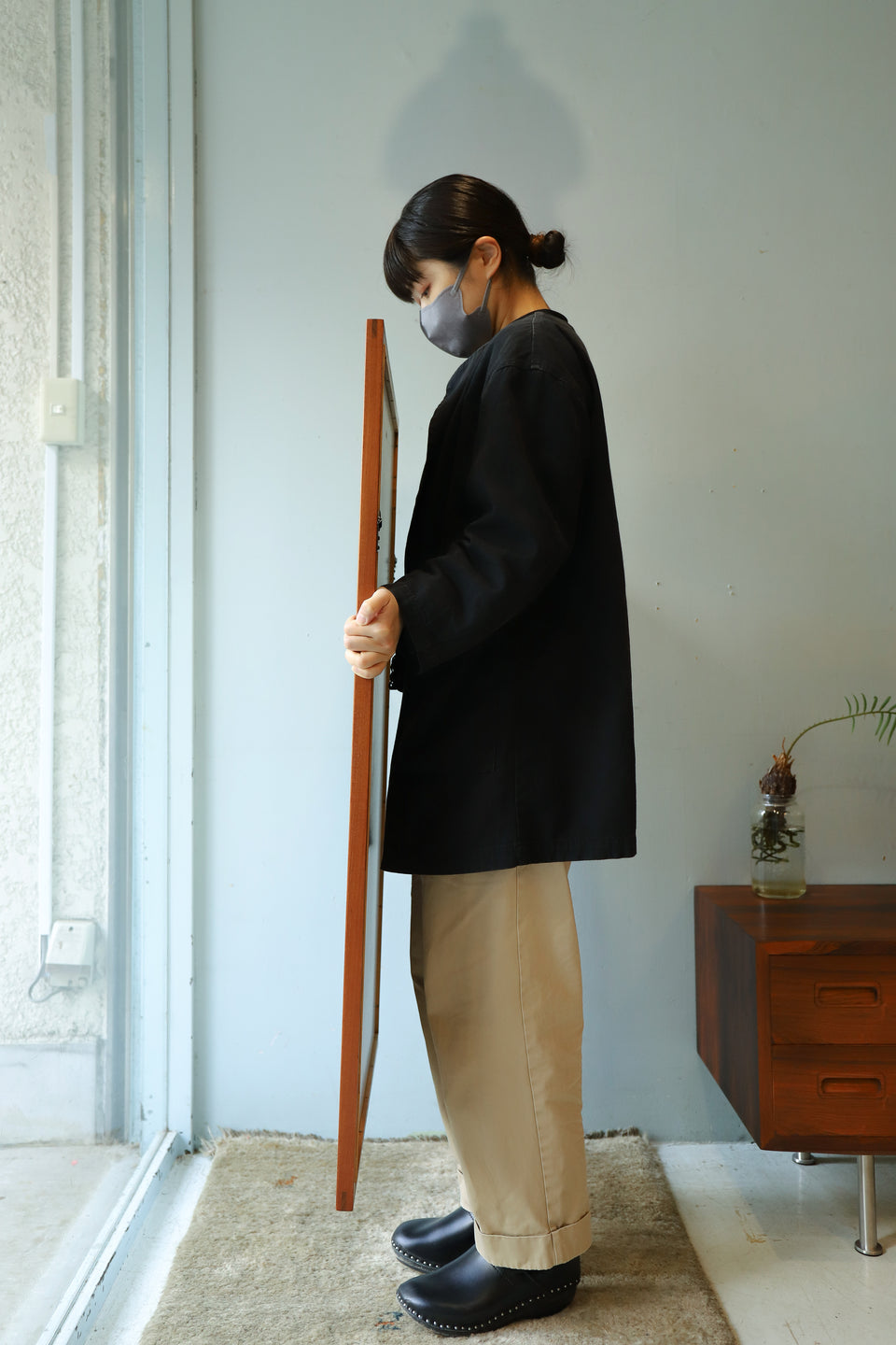 Aksel Kjersgaard Teak Mirror Model166 Kai Kristiansen/デンマークヴィンテージ アクセル・キアスゴー ウォールミラー チーク材 カイ・クリスチャンセン