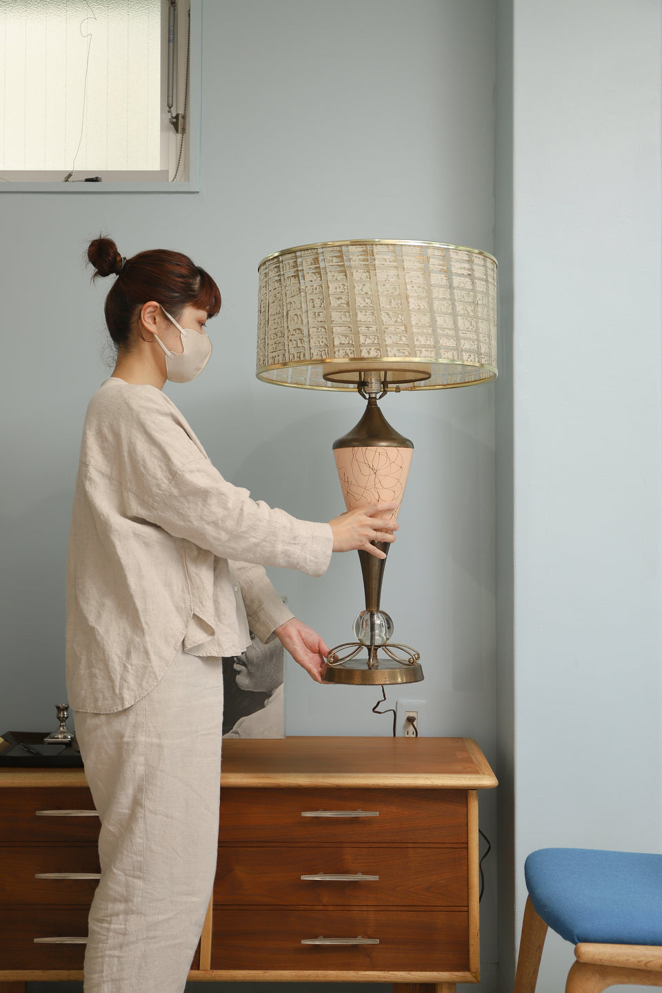 US Midcentury Vintage Table Lamp/アメリカヴィンテージ テーブルランプ 間接照明 ミッドセンチュリー 1950年代