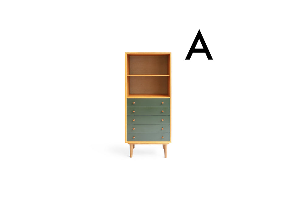 A HG Møbler Oakwood Bookcase Shelf Danish Vintage/デンマークヴィンテージ ブックケース シェルフ オーク材 収納家具 北欧インテリア