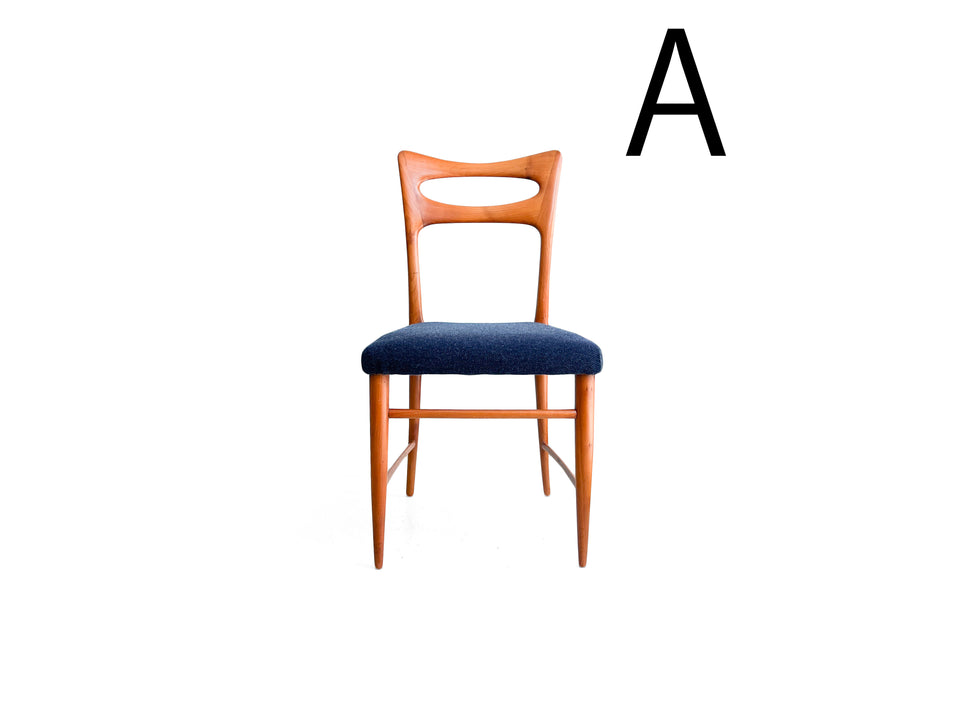 Italian Vintage Dining Chair Paolo Buffa/イタリアヴィンテージ ダイニングチェア 椅子 チェリー材