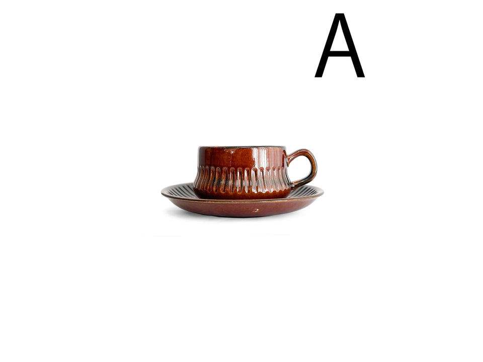 Gefle Kaskad Tea Cup and Saucer Plate Swedish Vintage/ゲフレ カスケード ティーカップ&ソーサー 北欧ヴィンテージ食器