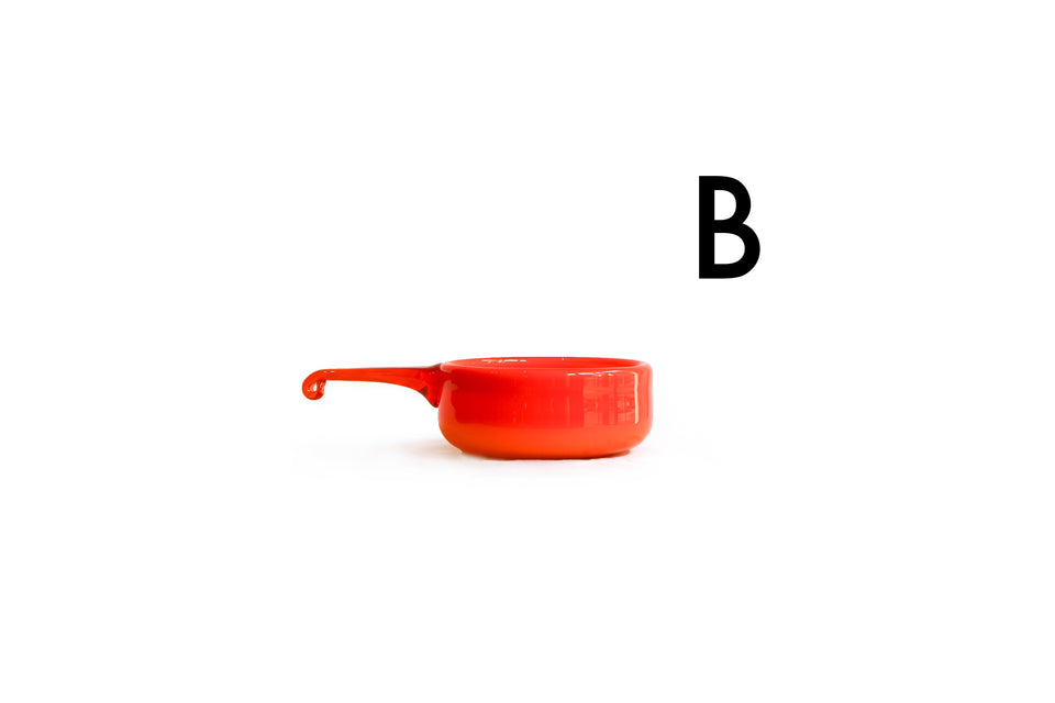 Holmegaard Palet Series Glass Bowl with Handle/ホルムガード パレットシリーズ ガラスボウル デンマーク 北欧ヴィンテージ食器