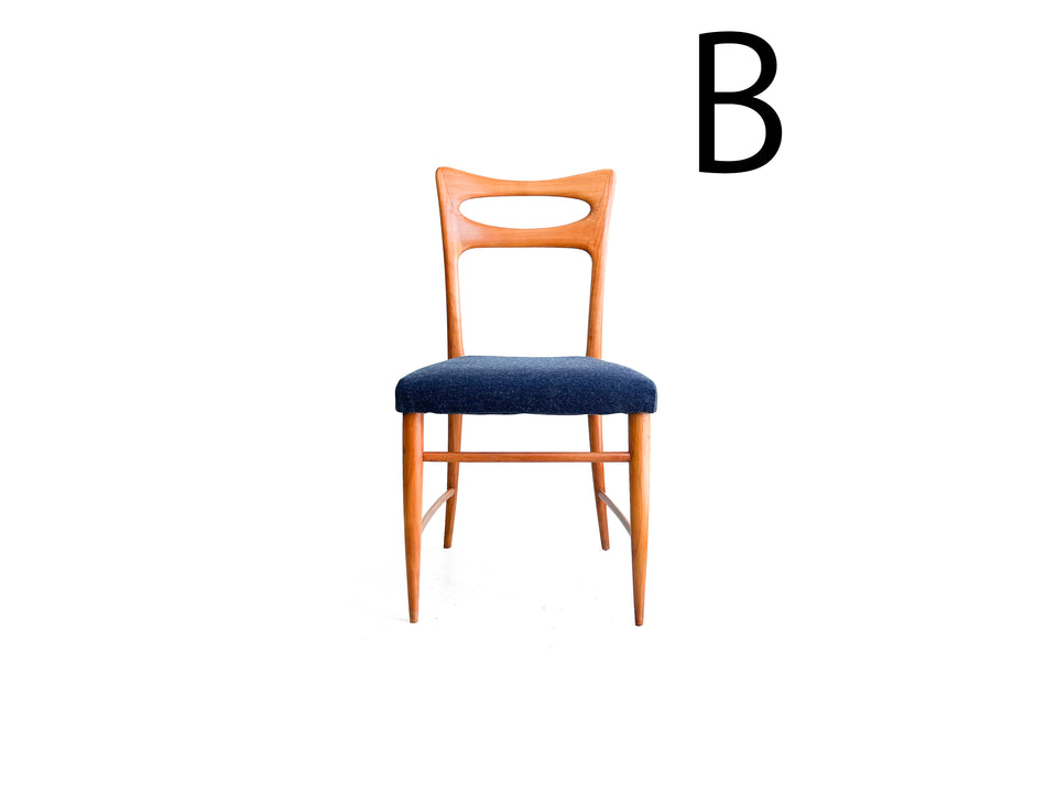 Italian Vintage Dining Chair Paolo Buffa/イタリアヴィンテージ ダイニングチェア 椅子 チェリー材