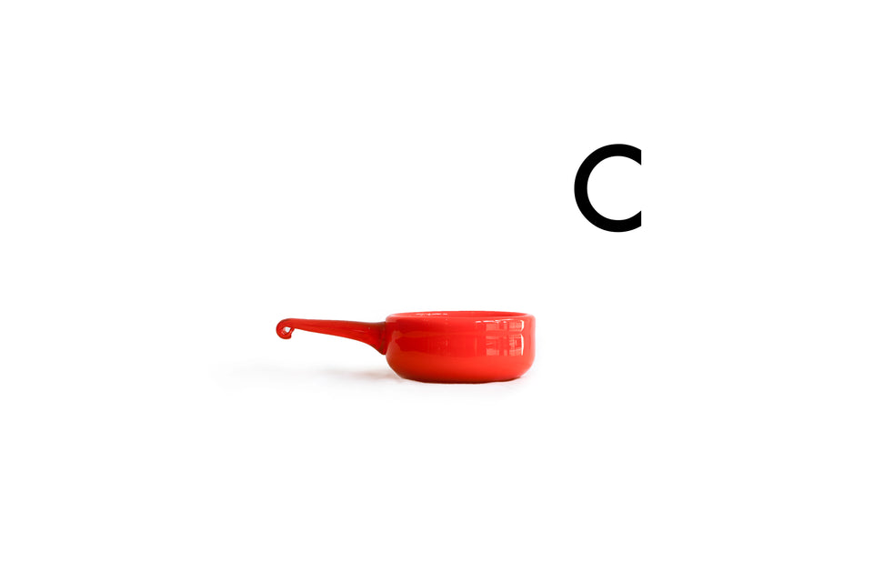 Holmegaard Palet Series Glass Bowl with Handle/ホルムガード パレットシリーズ ガラスボウル デンマーク 北欧ヴィンテージ食器