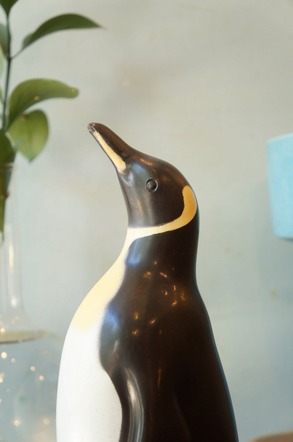 Danish Vintage Knabstrup Keramik “Pondus” Bank/デンマークヴィンテージ “ポンダス君” ペンギンの貯金箱