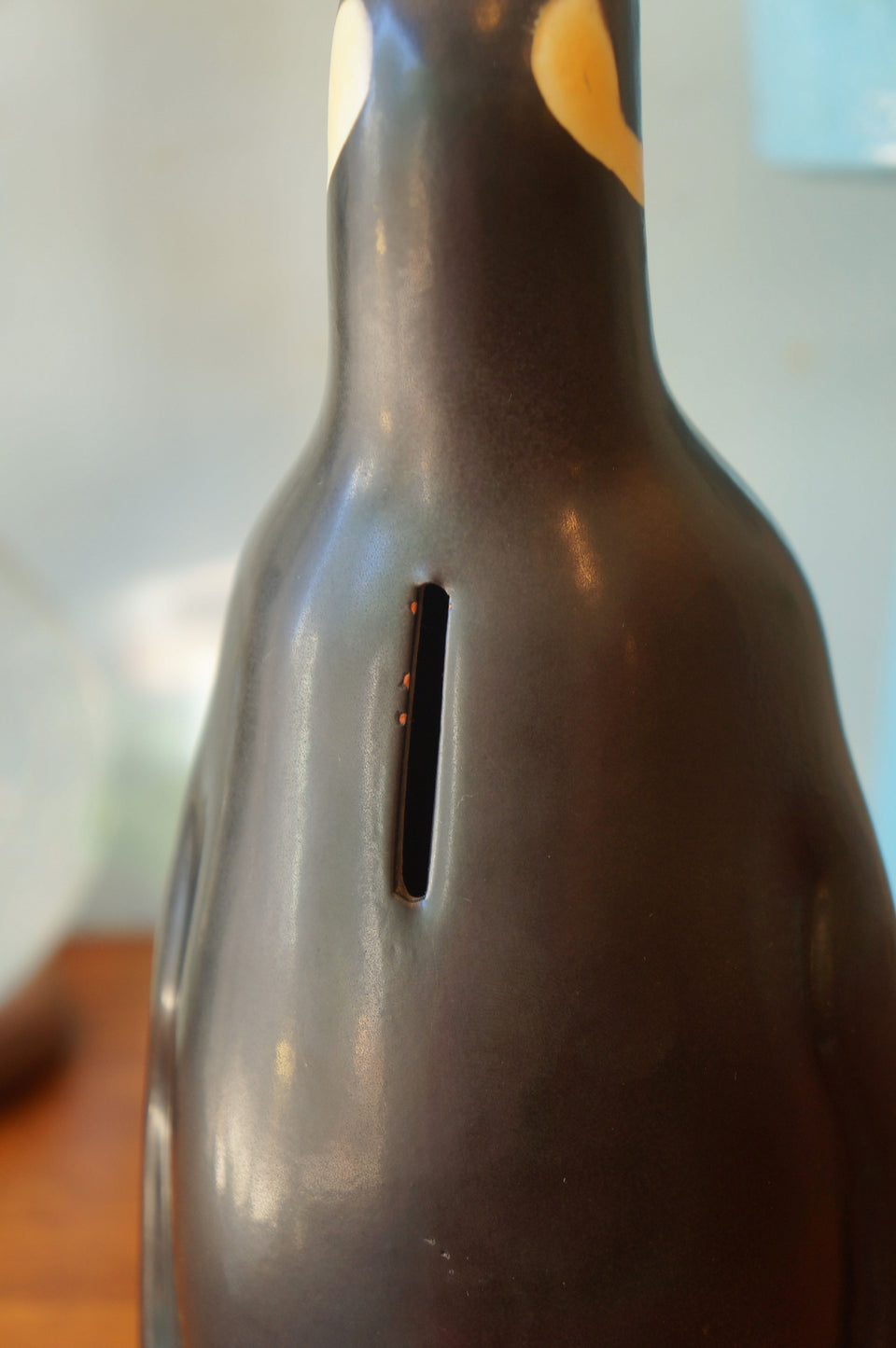 Danish Vintage Knabstrup Keramik “Pondus” Bank/デンマークヴィンテージ “ポンダス君” ペンギンの貯金箱