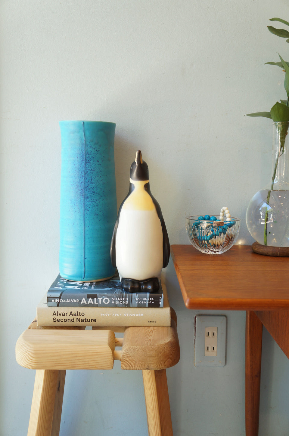 Danish Vintage Knabstrup Keramik “Pondus” Bank/デンマークヴィンテージ “ポンダス君” ペンギンの貯金箱