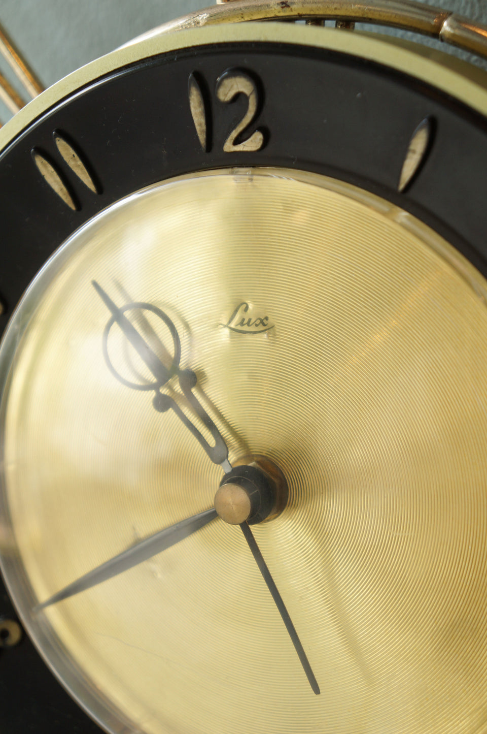 US Vintage Lux Sunburst Wall Clock/アメリカヴィンテージ サンバースト ウォールクロック 壁掛け時計
