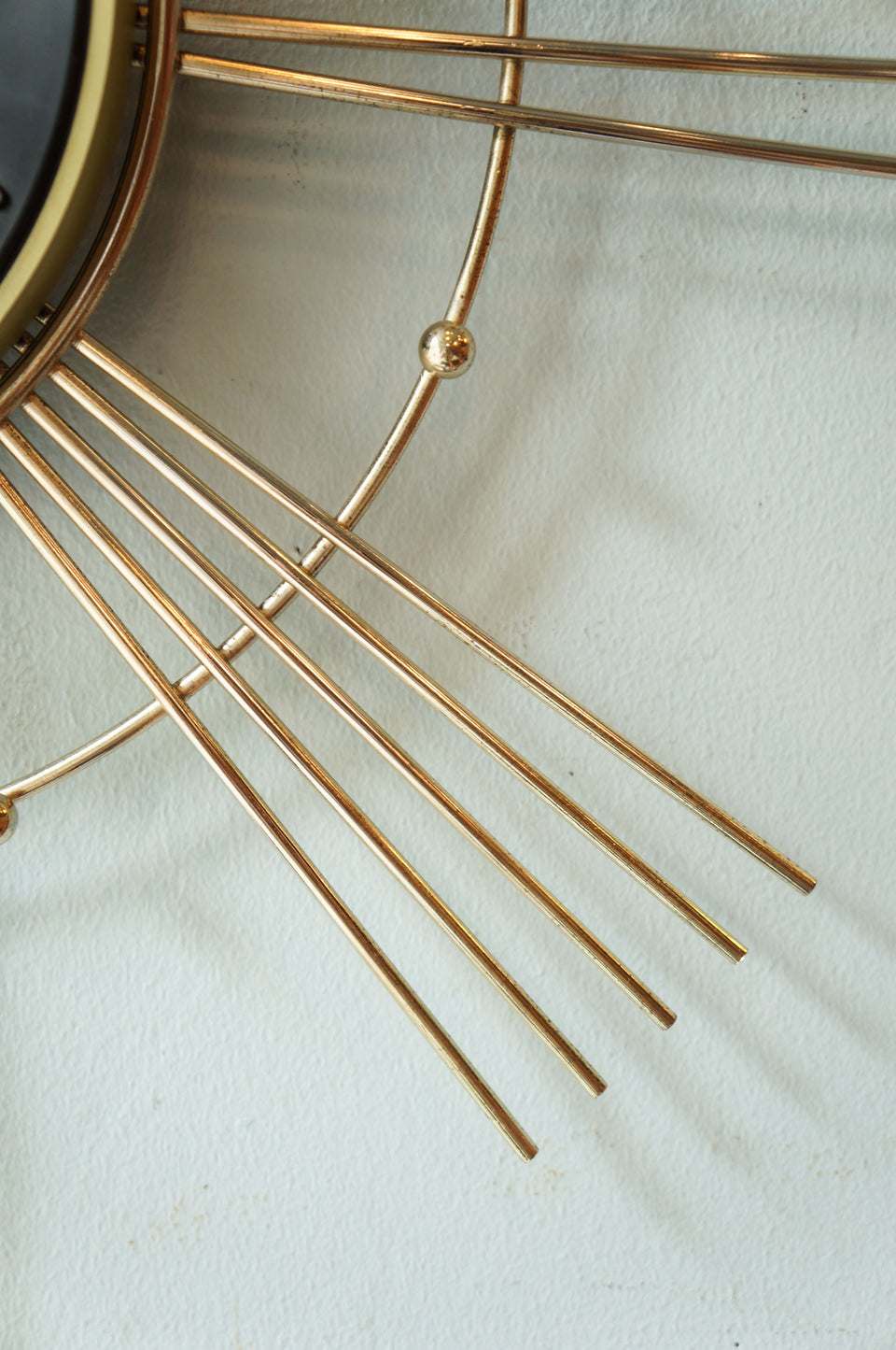 US Vintage Lux Sunburst Wall Clock/アメリカヴィンテージ サンバースト ウォールクロック 壁掛け時計