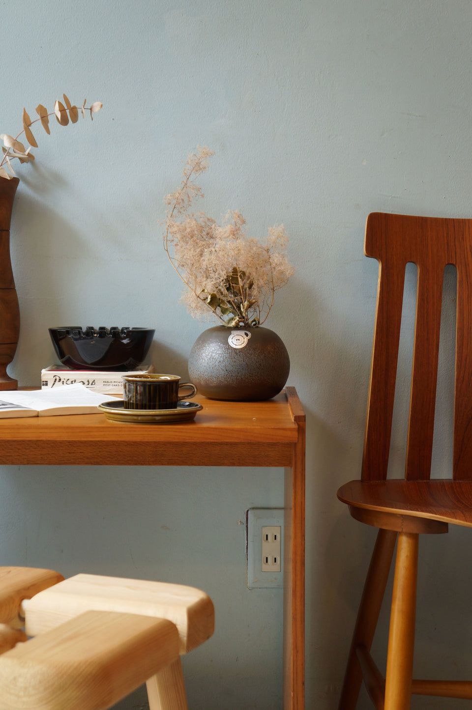 W.Germany Vintage Velus Keramik Flower Vase/西ドイツヴィンテージ フラワーベース 花瓶