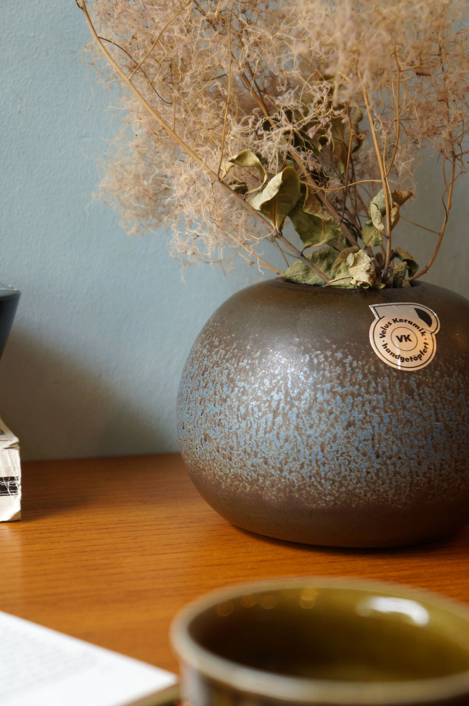 W.Germany Vintage Velus Keramik Flower Vase/西ドイツヴィンテージ フラワーベース 花瓶