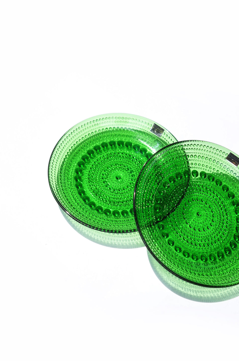ARABIA Nuutajarvi Kastehelmi Plate 14cm Green/アラビア ヌータヤルヴィ カステヘルミ プレート グリーン