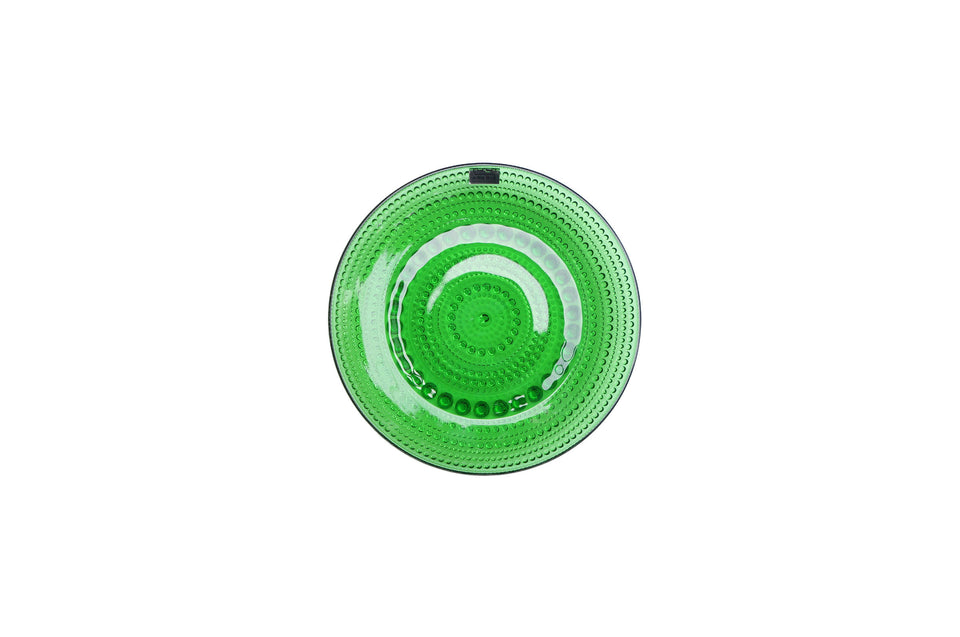ARABIA Nuutajarvi Kastehelmi Plate 14cm Green/アラビア ヌータヤルヴィ カステヘルミ プレート グリーン
