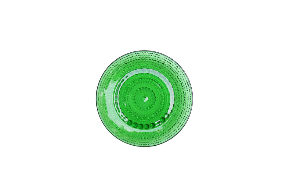ARABIA Nuutajarvi Kastehelmi Plate 14cm Green/アラビア ヌータヤルヴィ カステヘルミ プレート グリーン