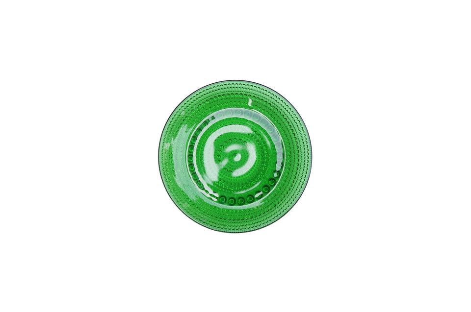 ARABIA Nuutajarvi Kastehelmi Plate 14cm Green/アラビア ヌータヤルヴィ カステヘルミ プレート グリーン