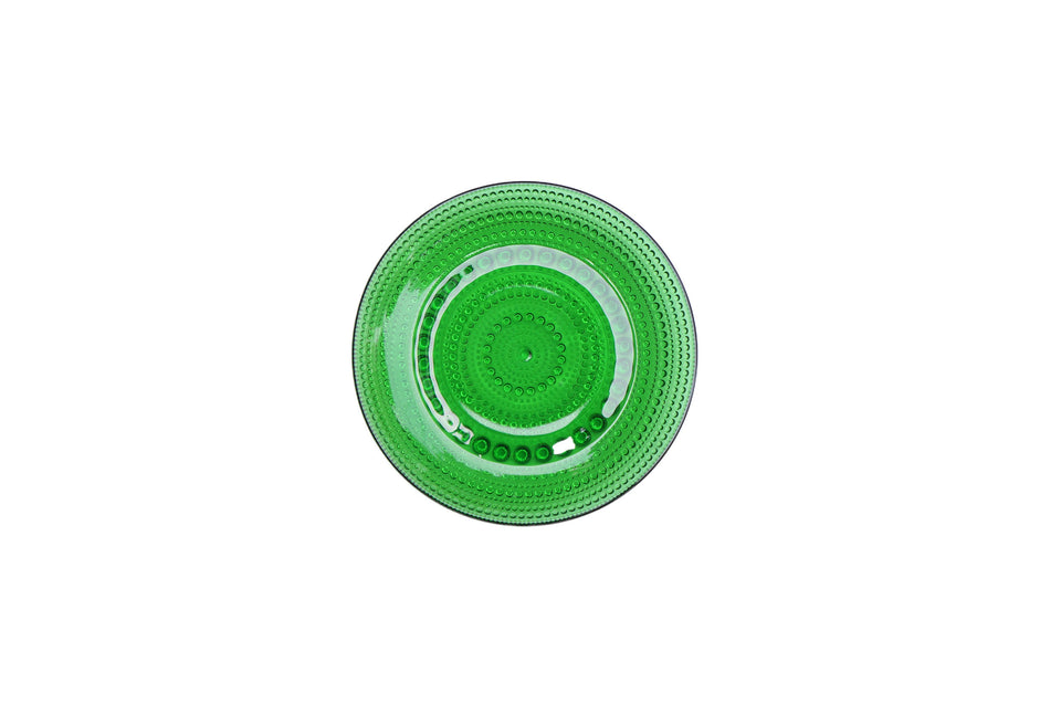 ARABIA Nuutajarvi Kastehelmi Plate 14cm Green/アラビア ヌータヤルヴィ カステヘルミ プレート グリーン