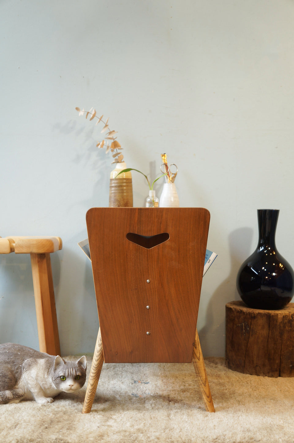 Vintage Magazine Rack Side Table/ヴィンテージ マガジンラック サイドテーブル
