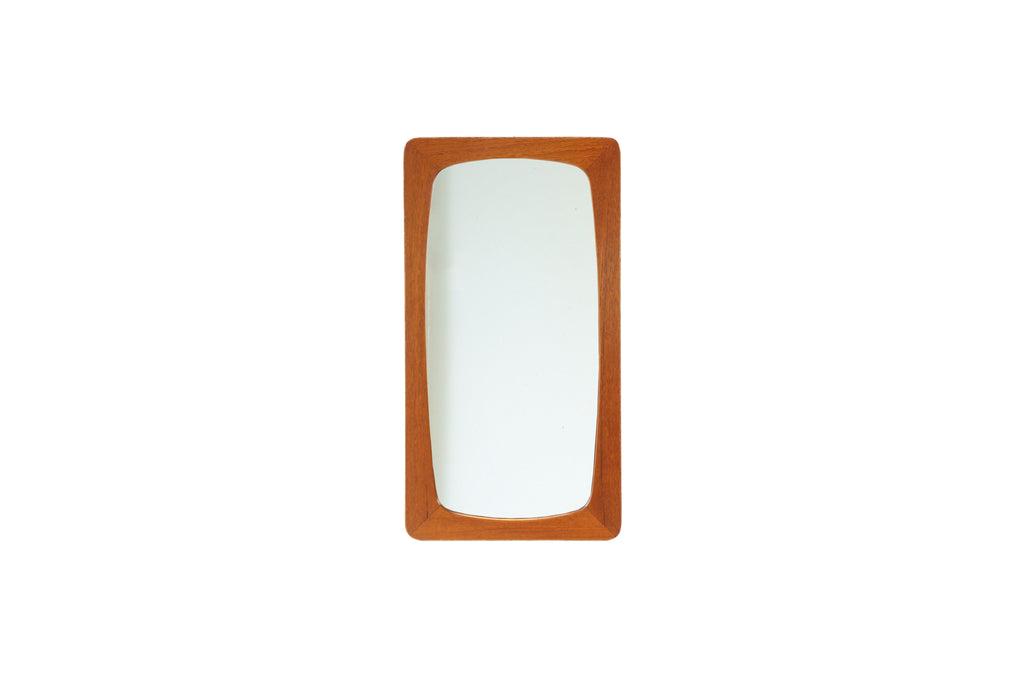 デンマークヴィンテージ ウォールミラー 壁掛けミラー チーク材/Danish