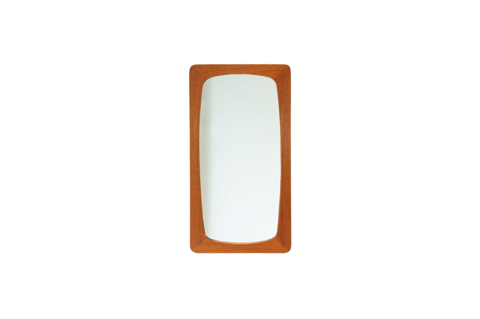 Danish Vintage Teak Wall Mirror/デンマークヴィンテージ ウォールミラー 壁掛けミラー チーク材