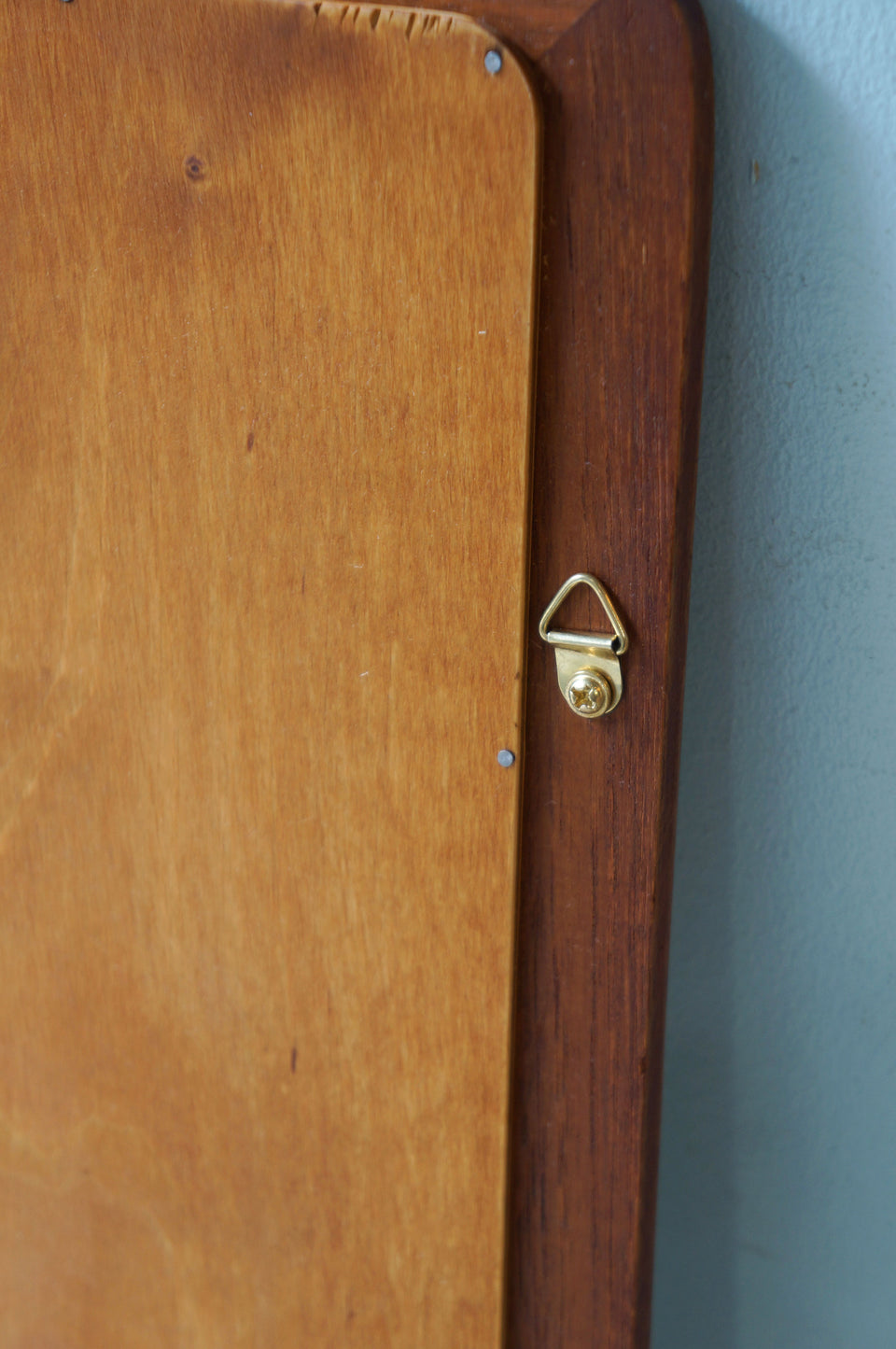 Danish Vintage Teak Wall Mirror/デンマークヴィンテージ ウォールミラー 壁掛けミラー チーク材