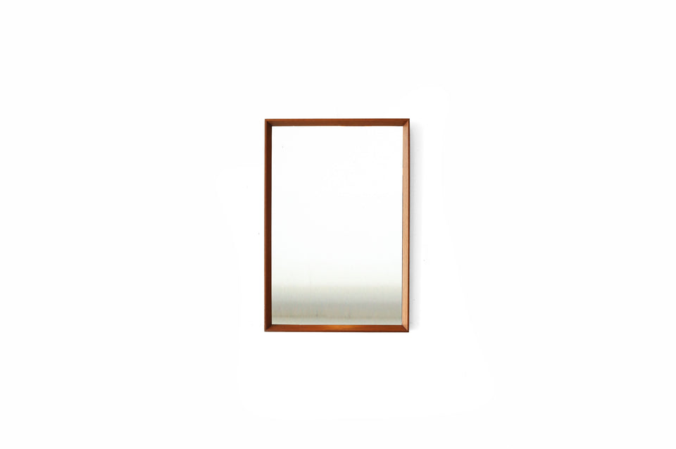 Teakwood Wall Mirror Danish Vintage/ウォールミラー 壁掛け鏡 チーク材 デンマークヴィンテージ