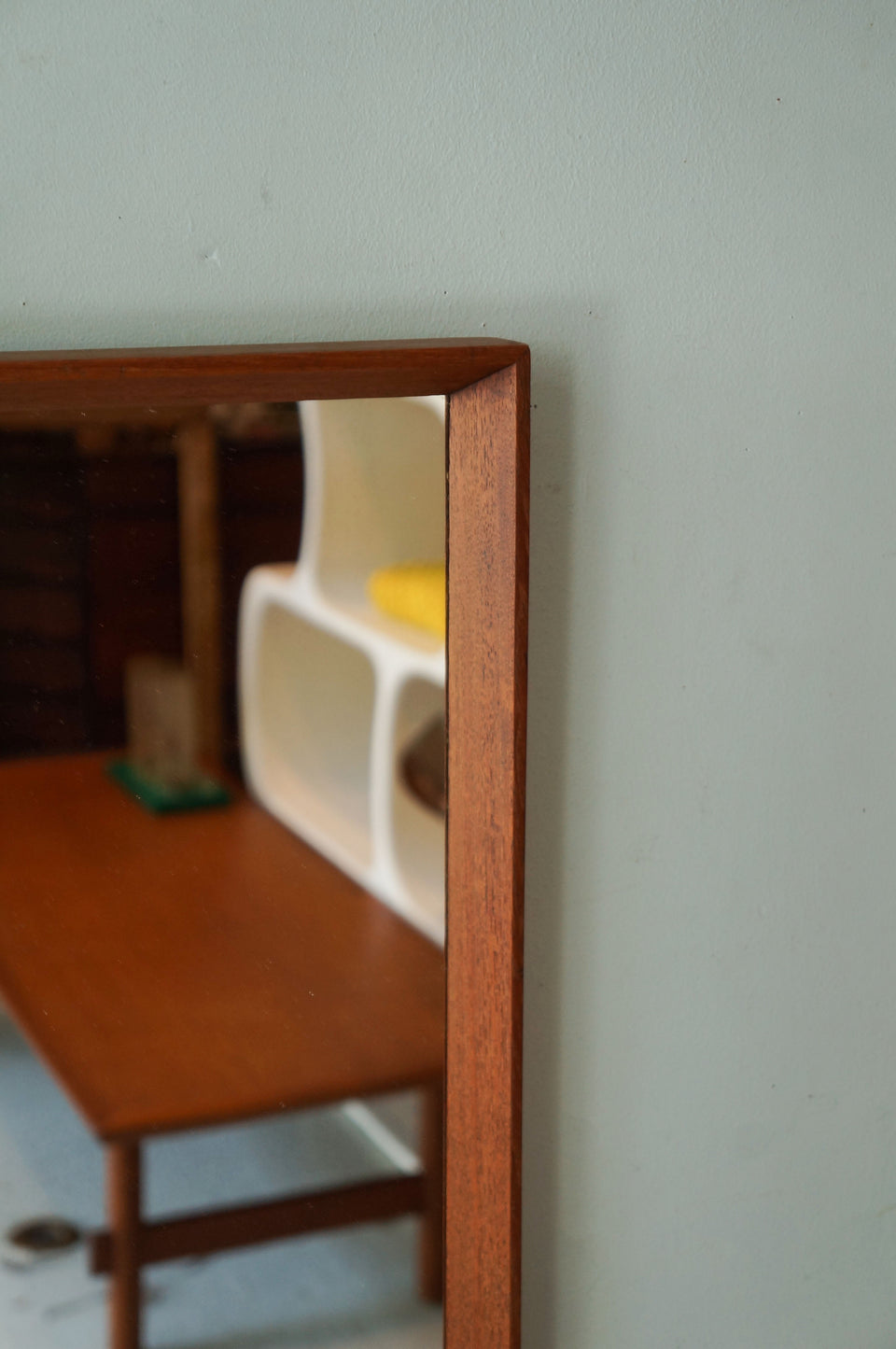 Teakwood Wall Mirror Danish Vintage/ウォールミラー 壁掛け鏡 チーク材 デンマークヴィンテージ
