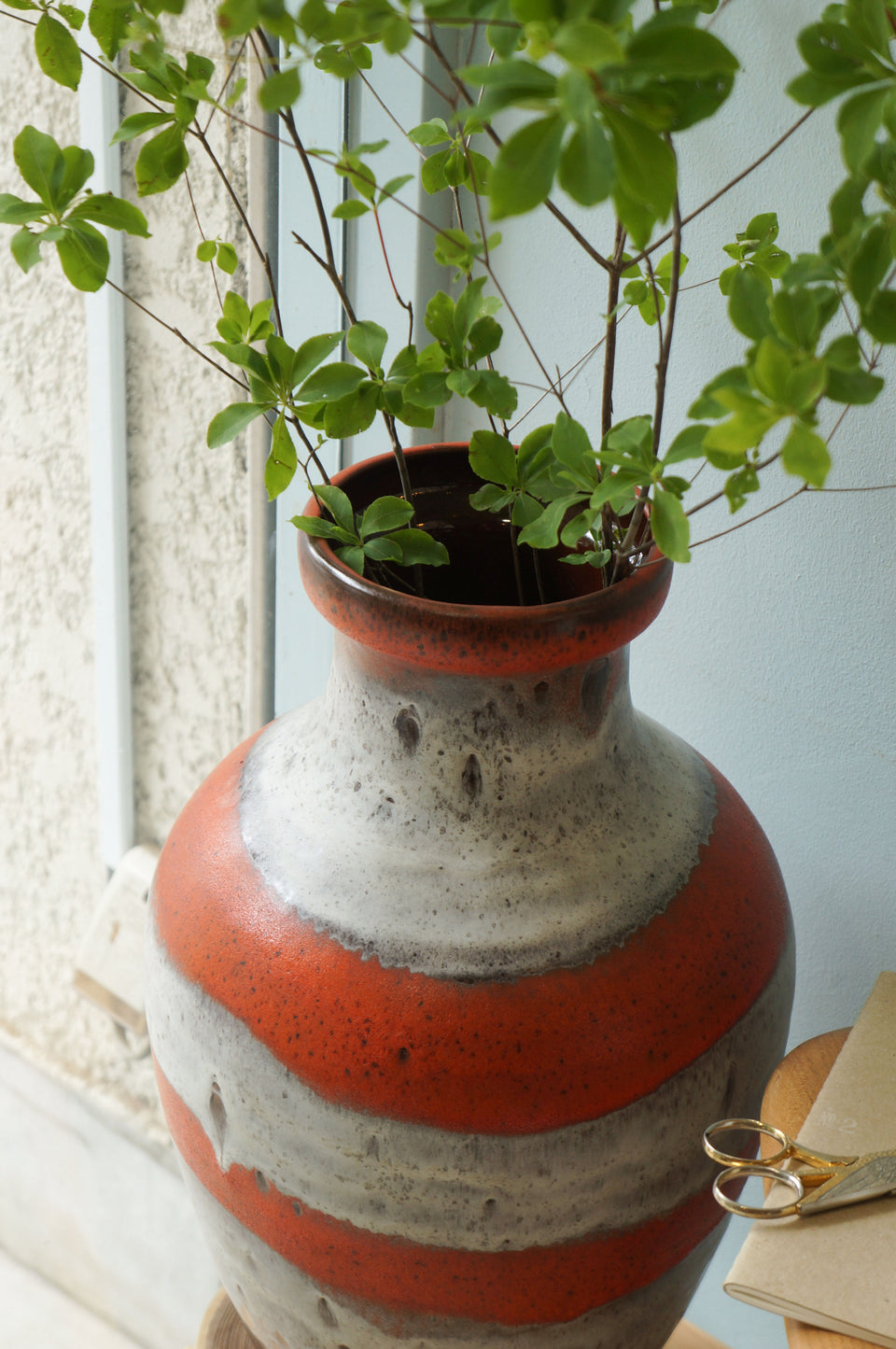 W.Germany Carstens Tönnieshof Fat Lava Vase/西ドイツヴィンテージ ファットラヴァ フラワーベース